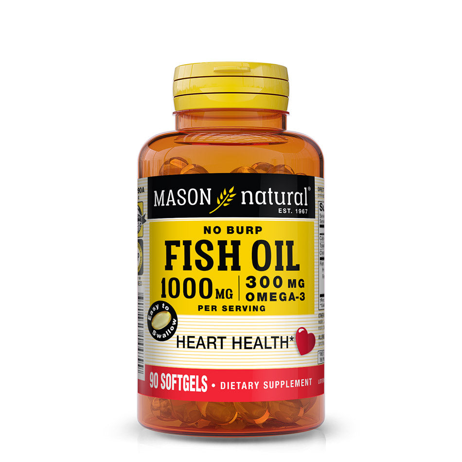 Fish Oil 1,000 mg (Per Serving) Omega-3 300 mg No Burp