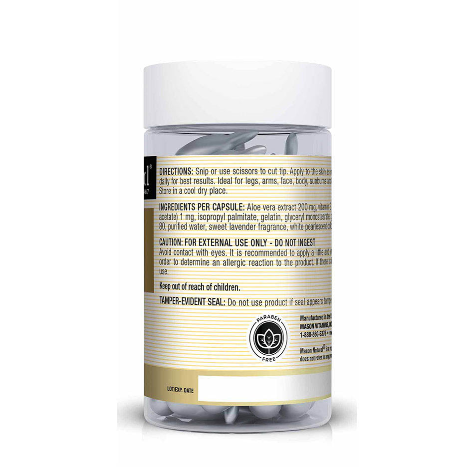 Aloe Vera & Vitamin E Body Cream Snip-Off Caps