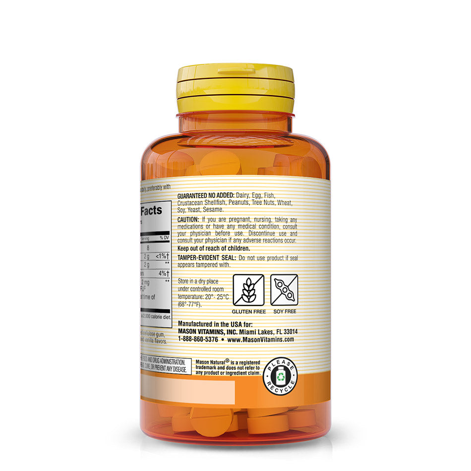 Acidophilus 20 Million CFU Chewable Wafers (Vanilla-Banana Flavor)