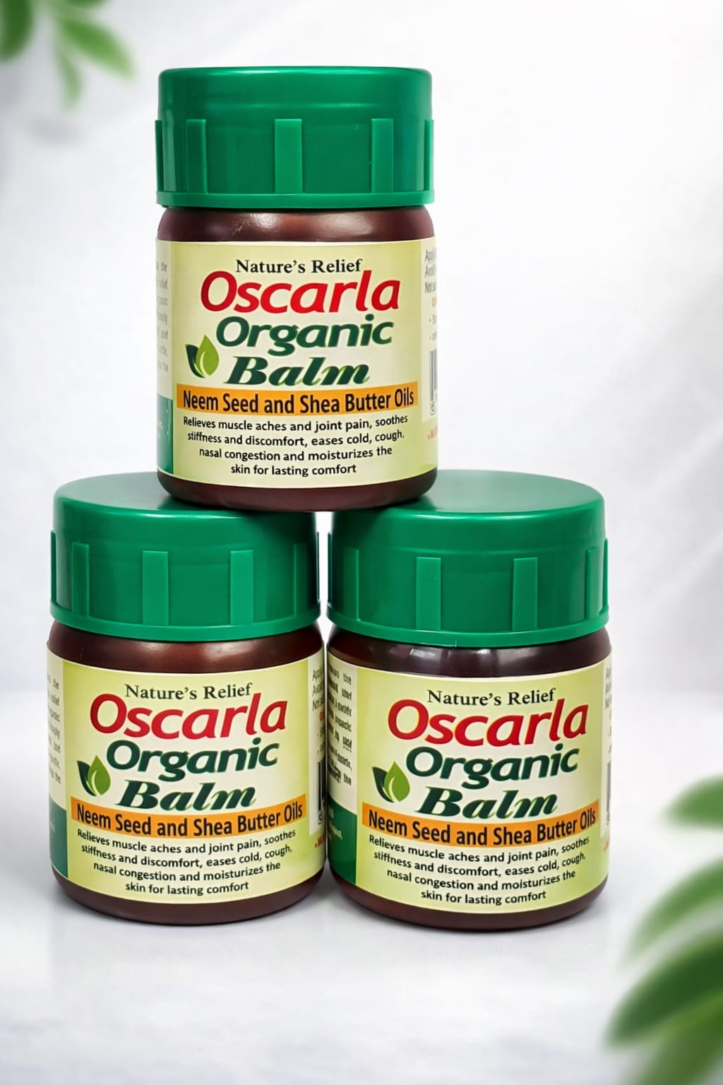 Oscarla Organic Balm – Neem Seed & Shea Butter Oil
